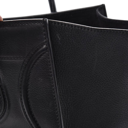 Celine Smooth Calfskin Medium Phantom Luggage Black 18 of 20
