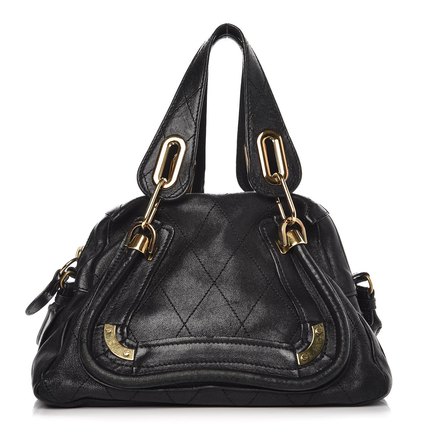 Sheepskin Quilted Small Paraty Black