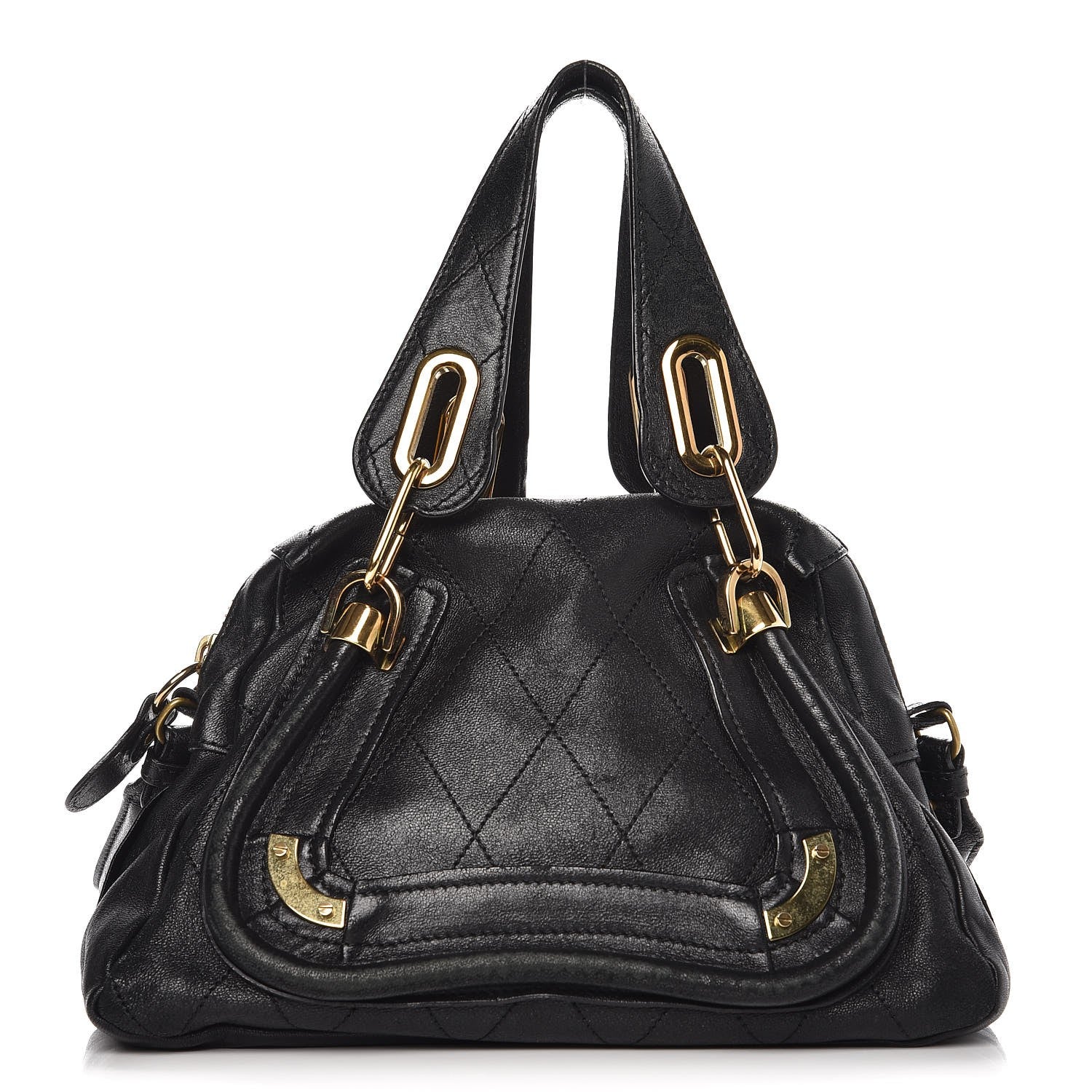 Chloe Sheepskin Quilted Small Paraty Black 1 of 12
