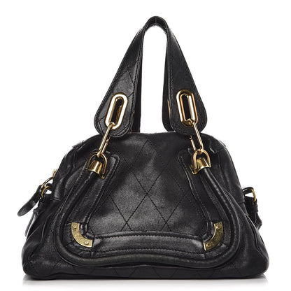 Chloe Sheepskin Quilted Small Paraty Black 1 of 12