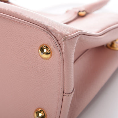 Prada Saffiano Mini Galleria Double Zip Tote Orchidea 18 of 19