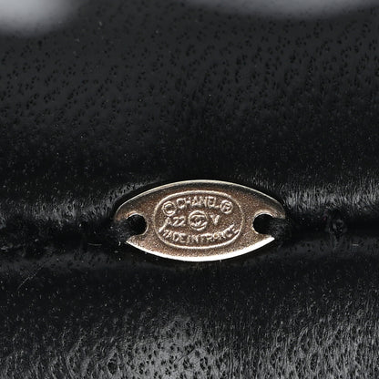 Chanel Lambskin Chain CC Hair Scrunchie Black Gold 3 of 4