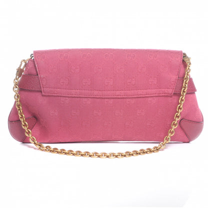 Gucci Monogram Horsebit Clutch Pink 3 of 8