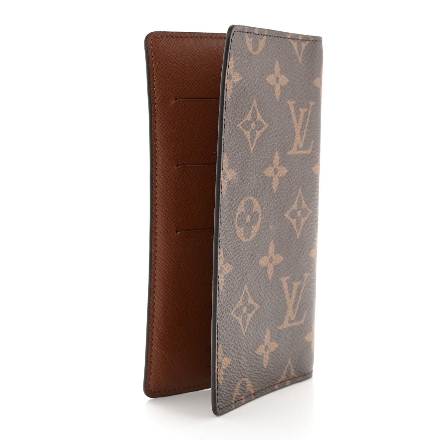 Monogram Checkbook Holder Case Wallet