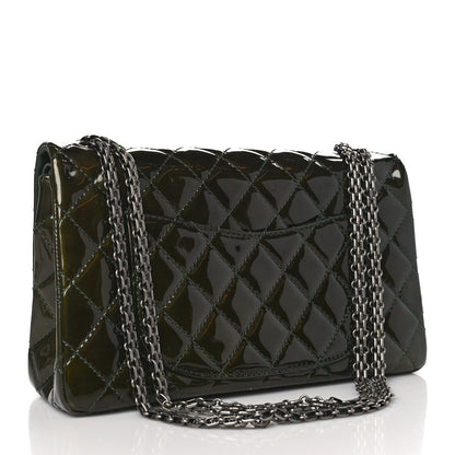 Chanel Patent Quilted 2.55 Reissue 226 Flap Green 3 of 12