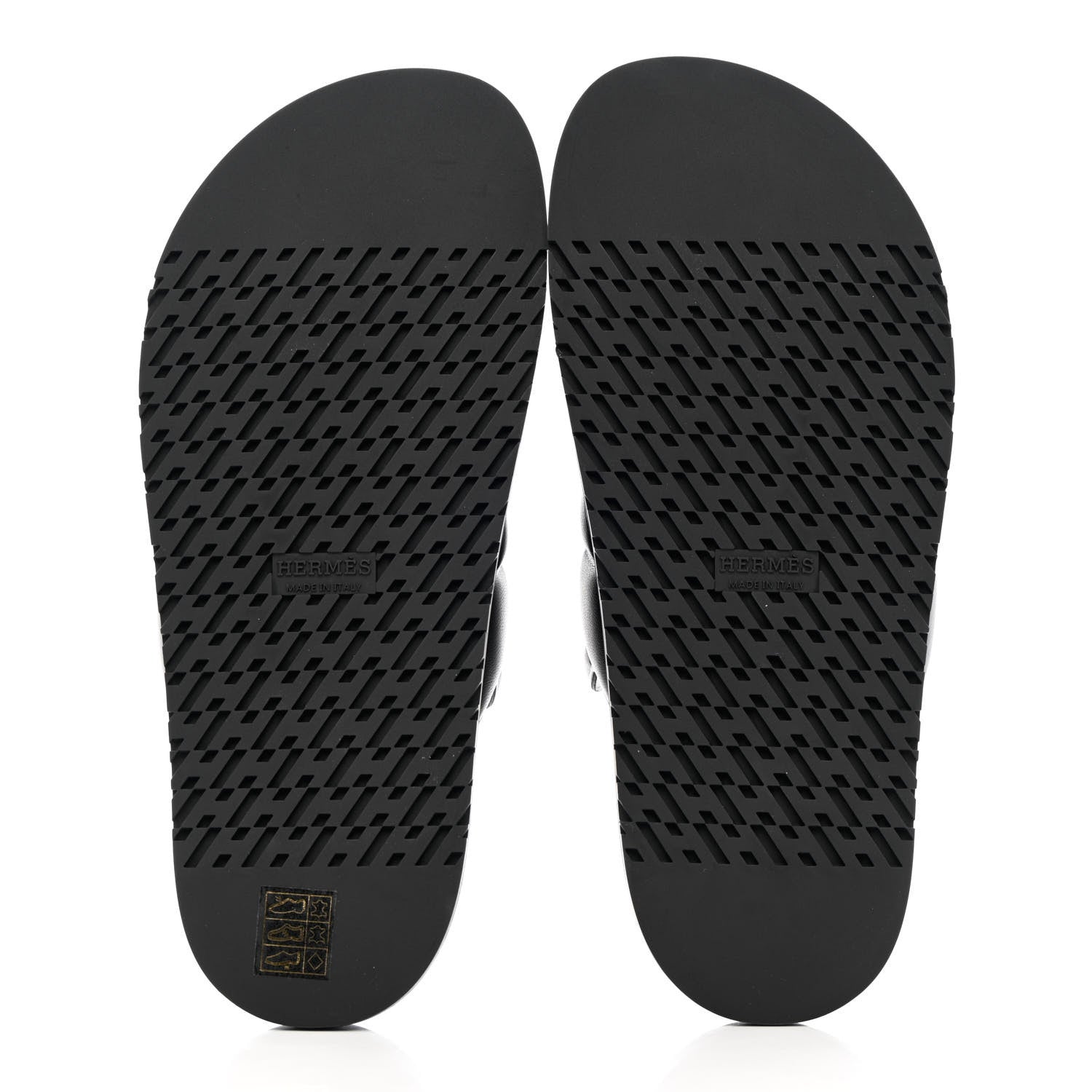 Hermes Nappa Womens Extra Sandals 38.5 Black 5 of 9