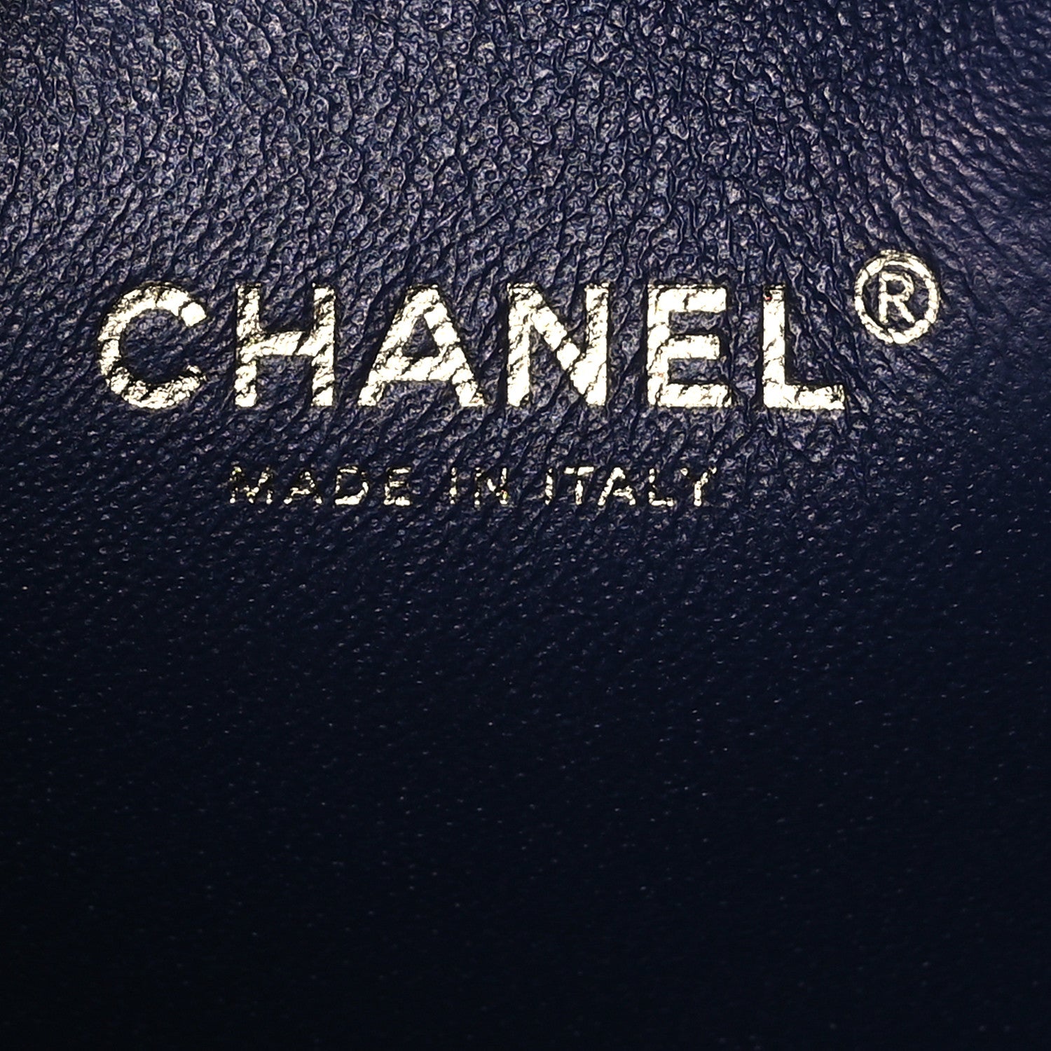 Chanel Caviar Quilted Small Top Handle Vanity Case With Chain Navy Blue 6 of 10