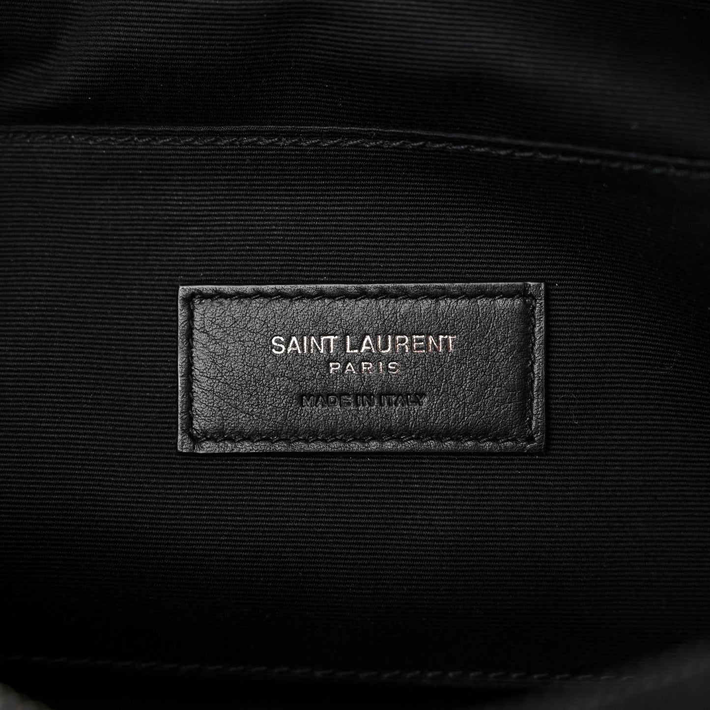 Calfskin Crocodile Embossed Monogram Belt Bag Black