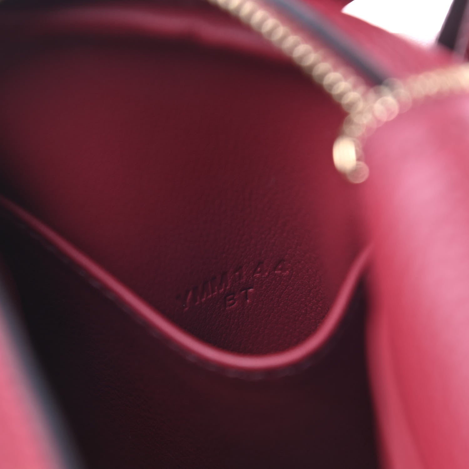 Hermes Taurillon Clemence Mini Lindy 20 Rouge Grenat 7 of 12