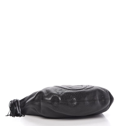 Gucci Pebbled Calfskin Medium Soho Hobo Black 4 of 12