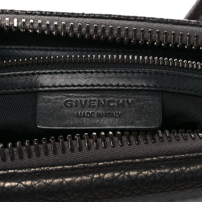 Givenchy Metallic Sugar Goatskin Medium Antigona Gunmetal 7 of 12