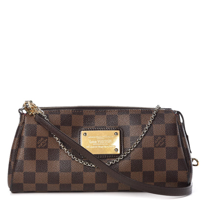 Louis Vuitton Damier Ebene Eva Clutch 1 of 8