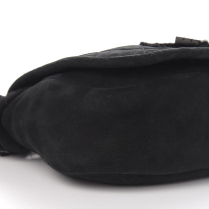 Chanel Shearling Quilted Mademoiselle Flap Black 8 of 10
