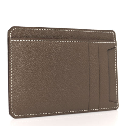 Hermes Evercolor City 8CC Card Holder Etoupe 3 of 7
