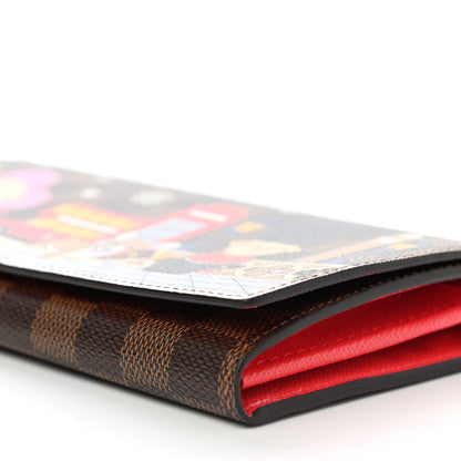 Louis Vuitton Damier Ebene 2021 Christmas Animation London Sarah Wallet 6 of 8