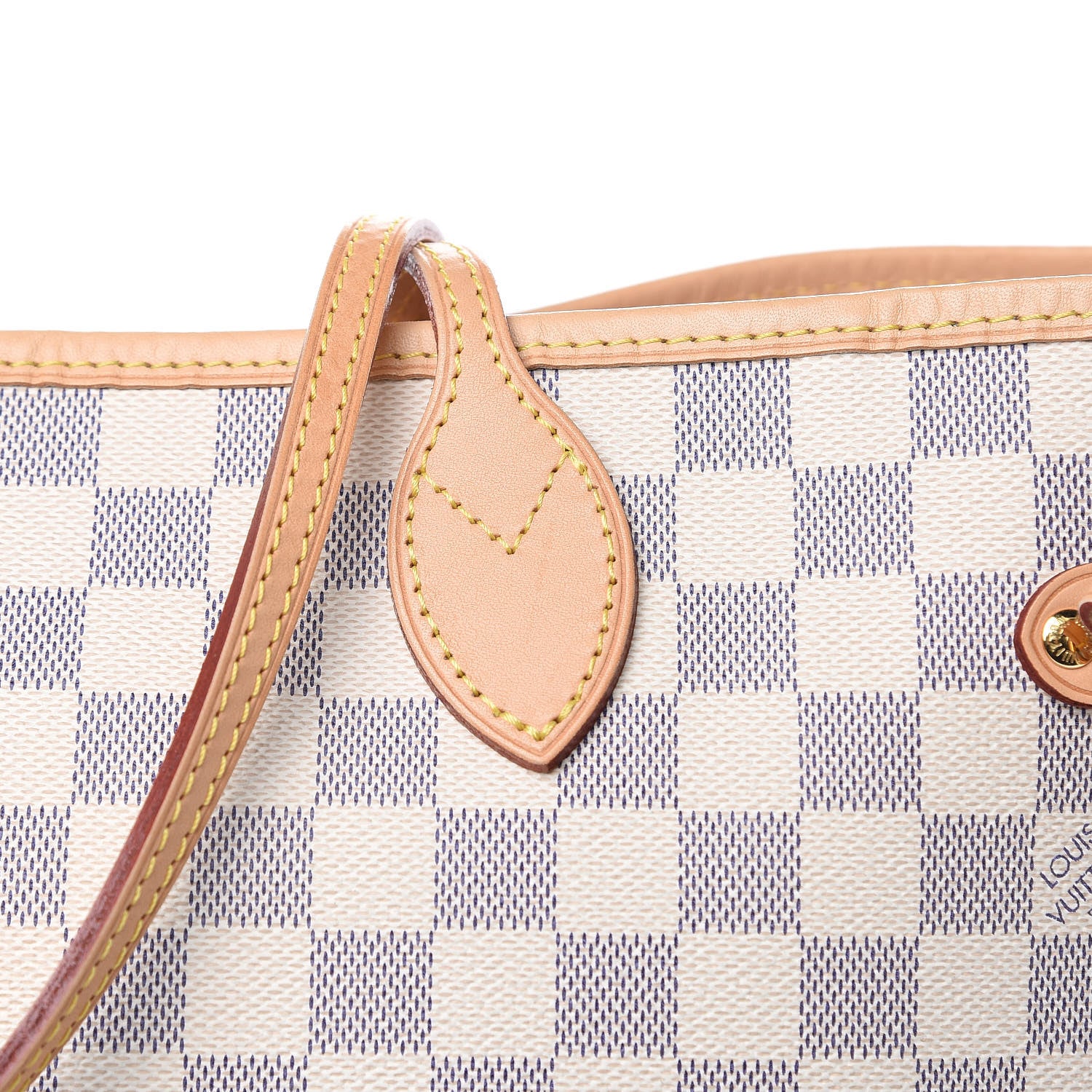 Louis Vuitton Damier Azur Neo Neverfull MM Rose Ballerine 13 of 14