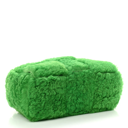 Bottega Veneta Shearling Small Intrecciato Arco Tote Parakeet 5 of 10