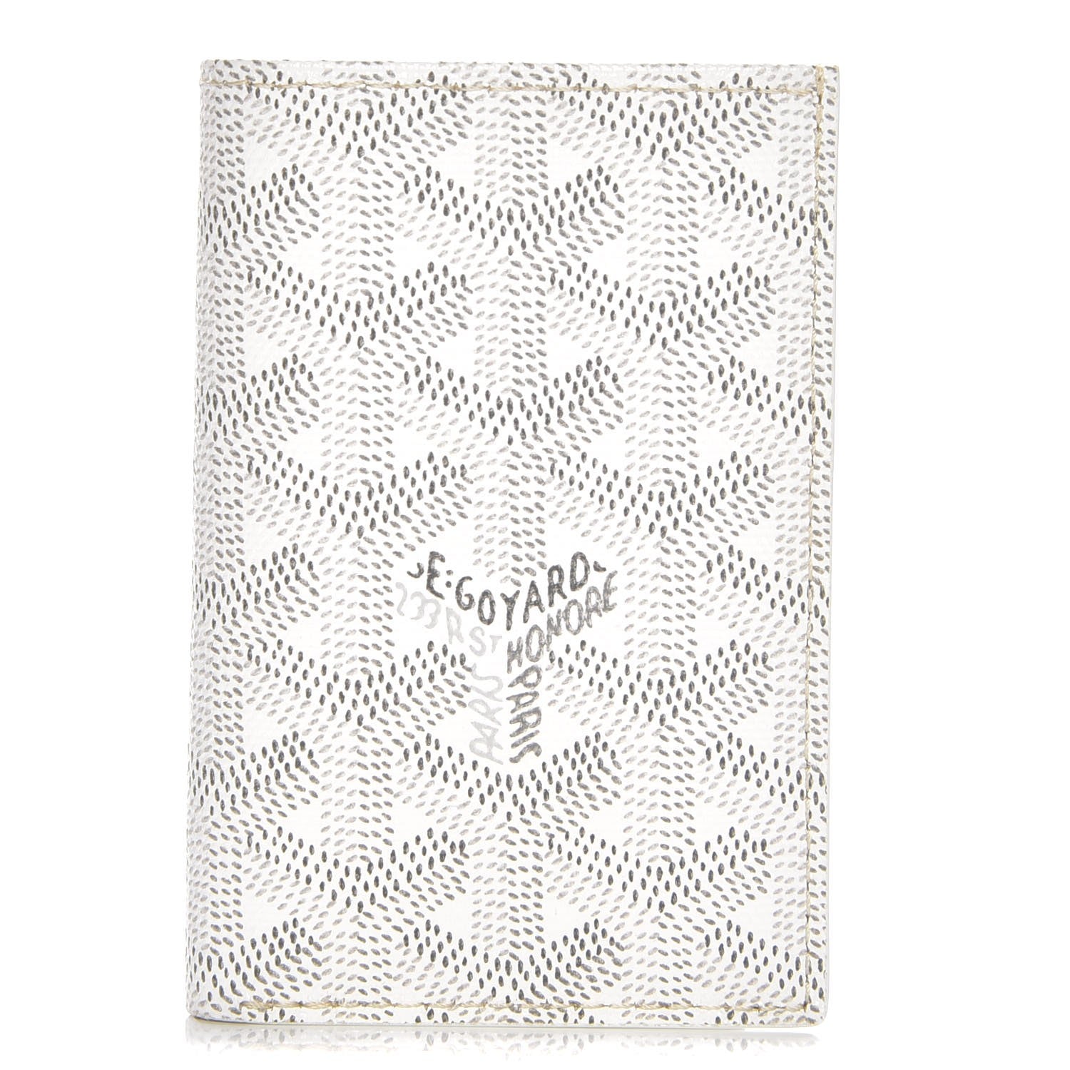 Goyard Goyardine Saint Pierre Card Holder White 1 of 7
