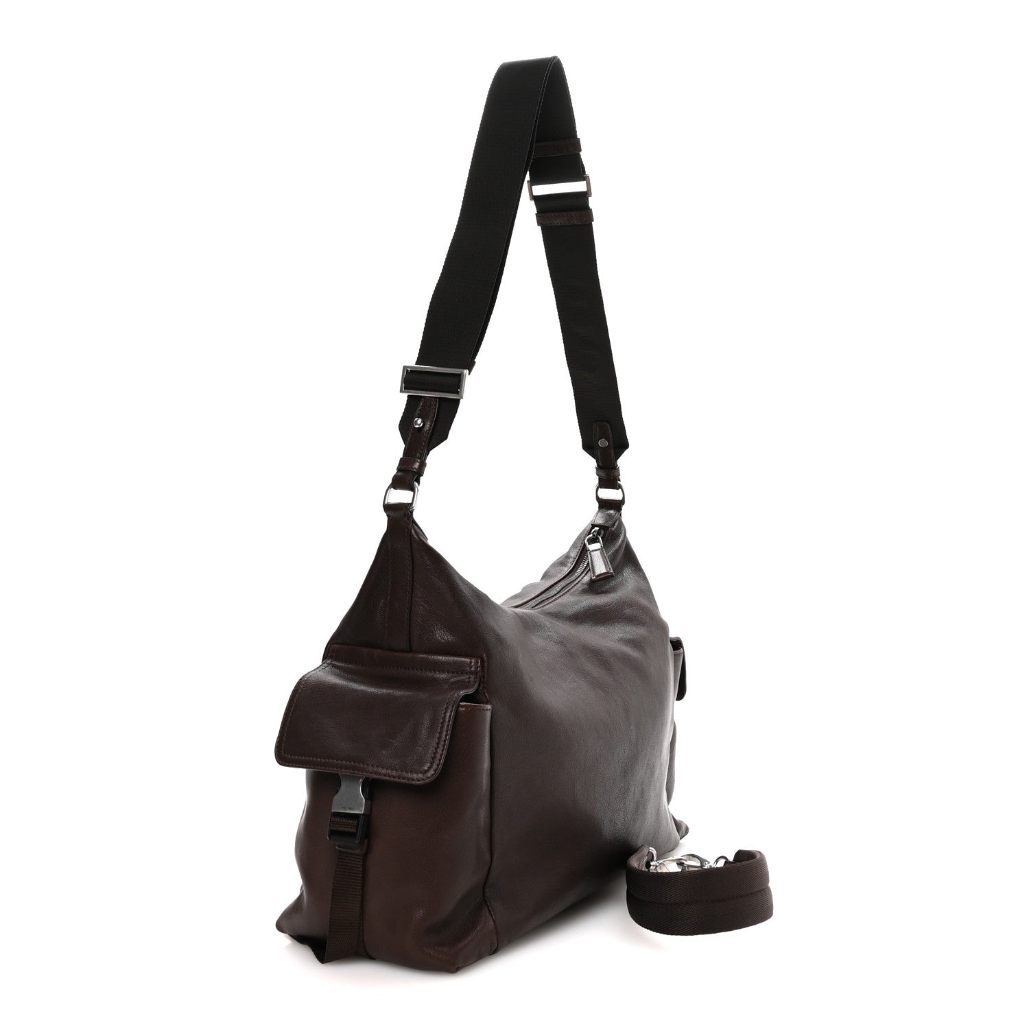 Prada Nappa Explore Shoulder Bag Coffee 3 of 9
