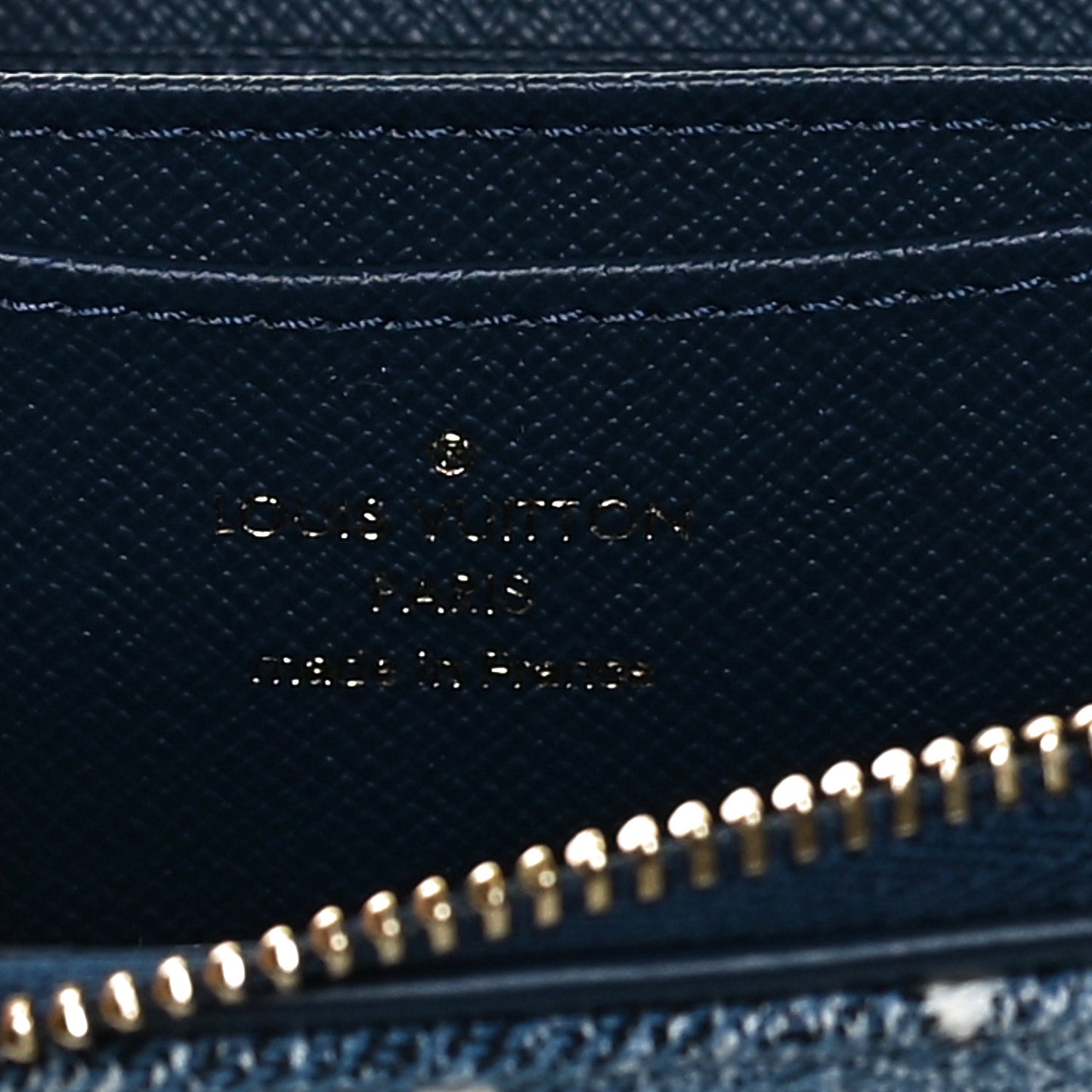 Denim Monogram Jacquard Zippy Coin Purse Bleu