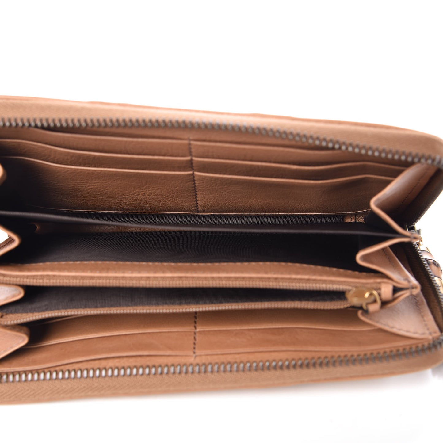 Monogram Web Rania Zip Around Wallet Khaki