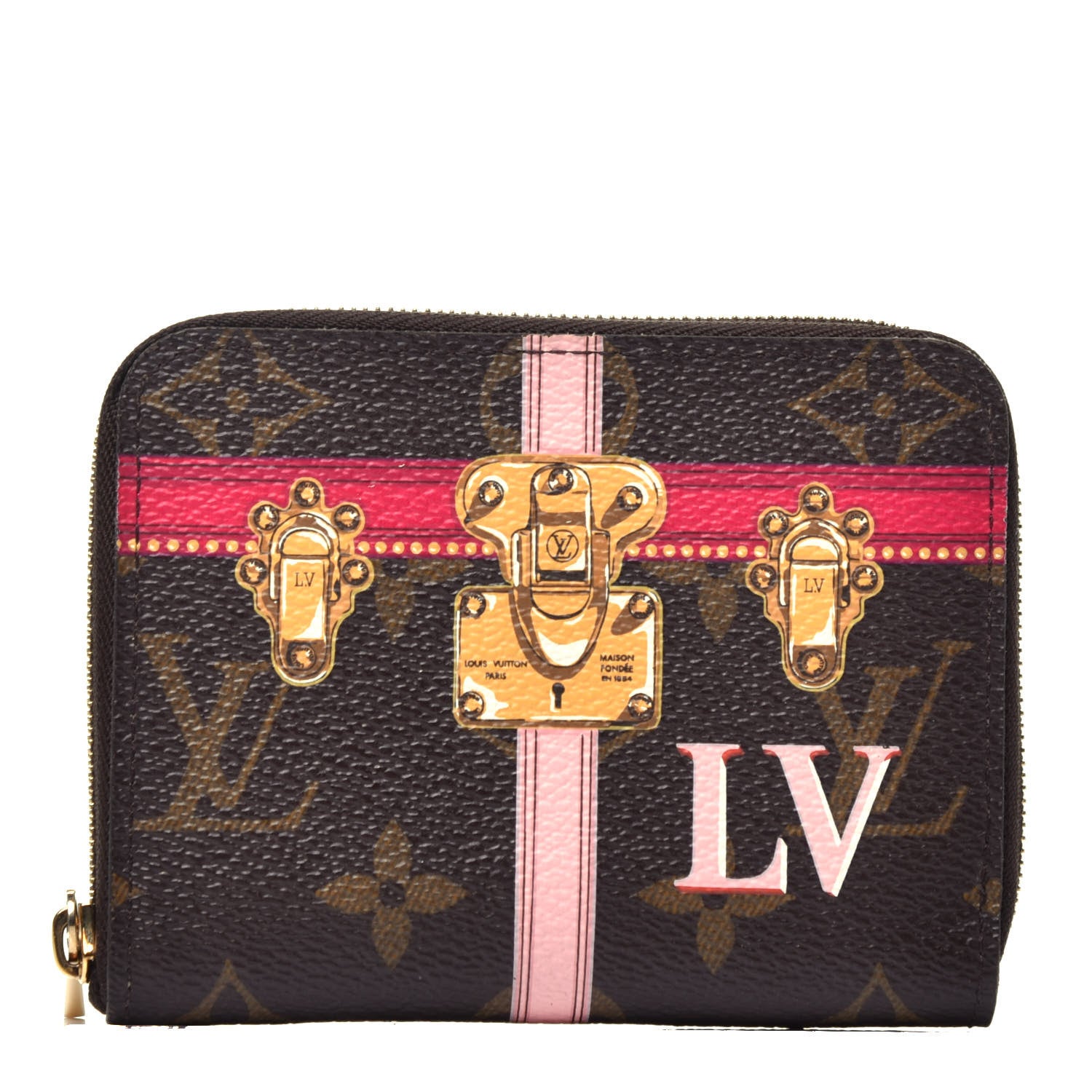 Louis Vuitton Monogram Summer Trunks Zippy Coin Purse 1 of 7