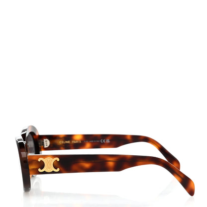 Celine Acetate Triomphe 01 Sunglasses CL 40194U Tortoise 3 of 6