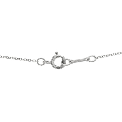 Tiffany Sterling Silver 9mm Elsa Peretti Bean Pendant Necklace 3 of 3
