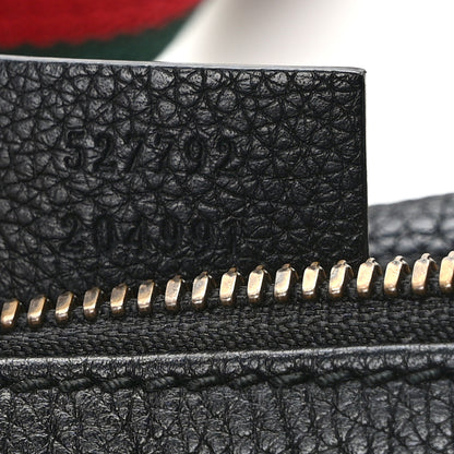 Gucci Grained Calfskin Small Logo Belt Bag Black 7 of 9