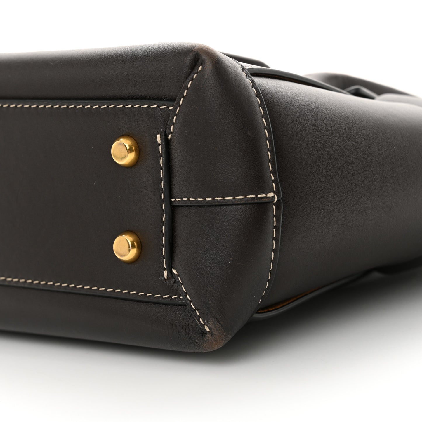 French Calfskin Maxi Intrecciato Small Arco Fondant
