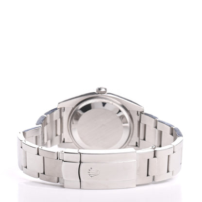 Rolex Stainless Steel 34mm Oyster Perpetual Air-King Watch Blue 114200 3 of 8