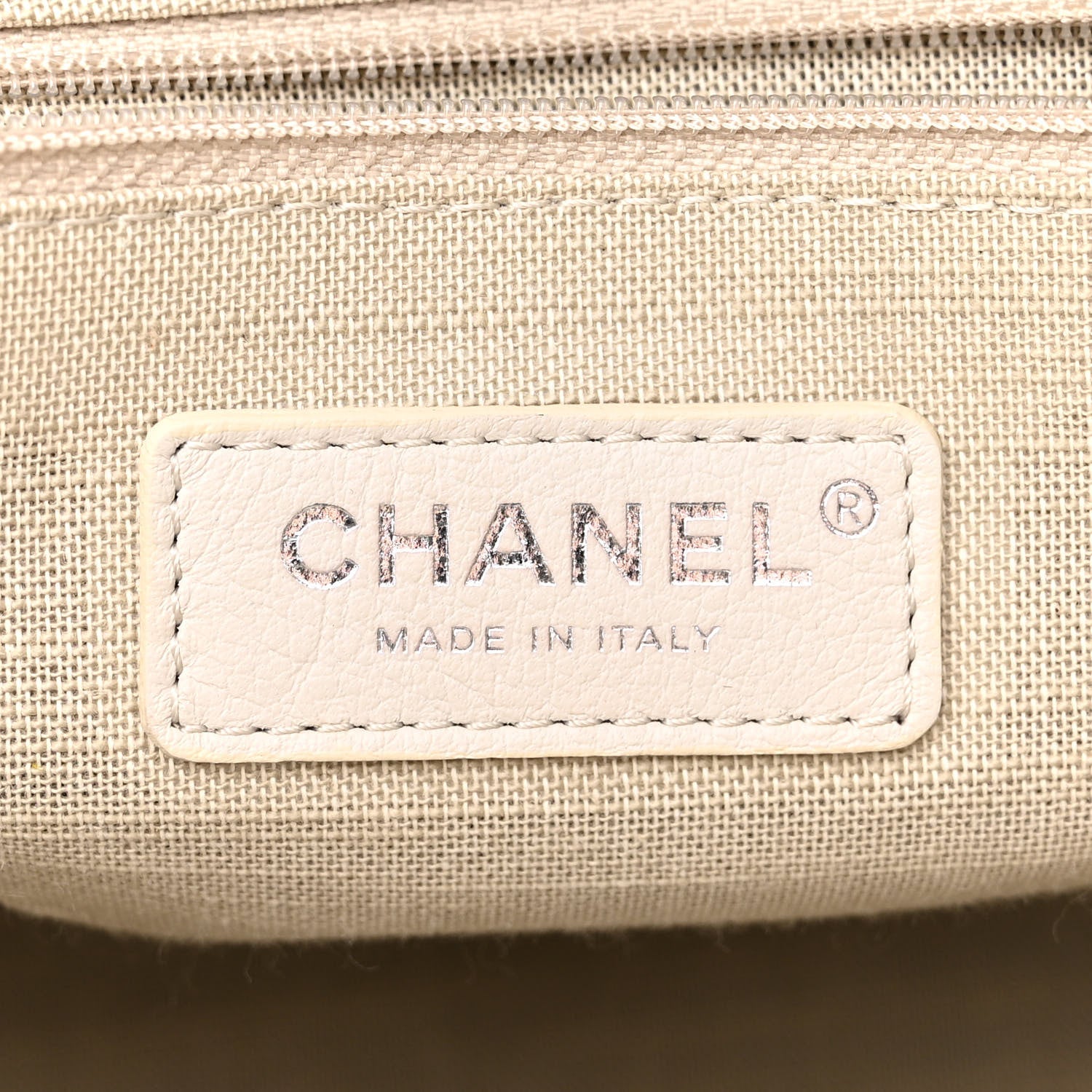 Chanel Denim Small Deauville Tote Grey 6 of 10