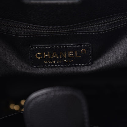 Chanel Caviar Quilted Petit Shopping Tote PST Black 8 of 11