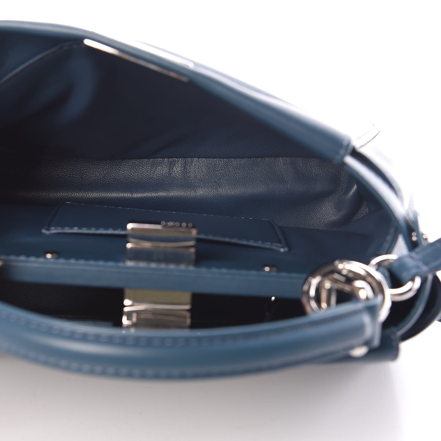 Nappa Mini Peekaboo Iconic Satchel Pavone
