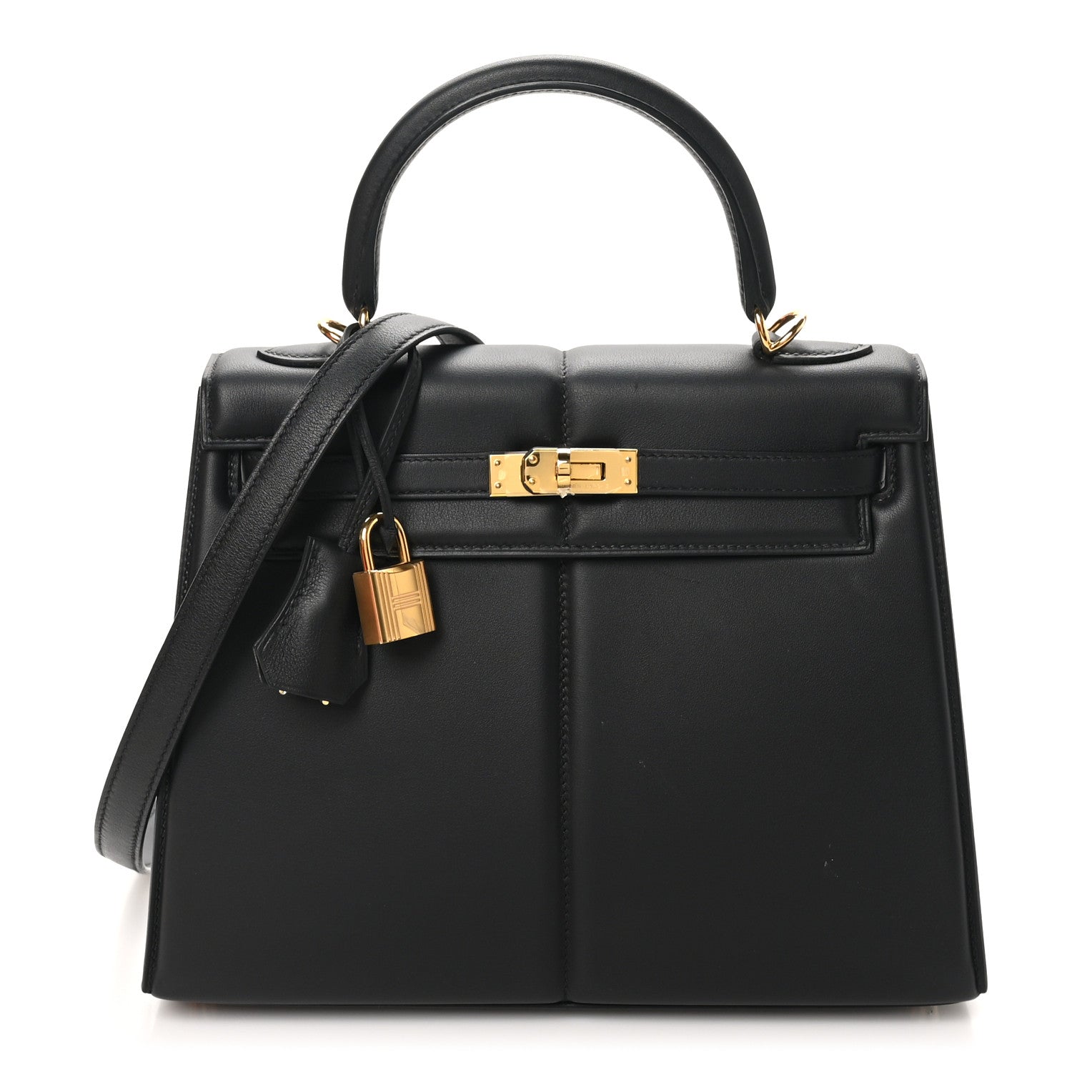 Hermes Swift Kelly Padded Sellier 25 Black 1 of 10