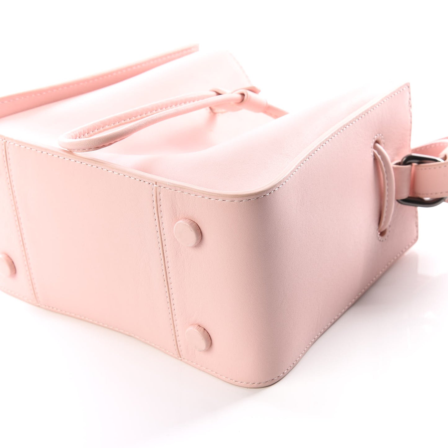 3.1 Smooth Calfskin Mini Soleil Bucket Bag Light Pink