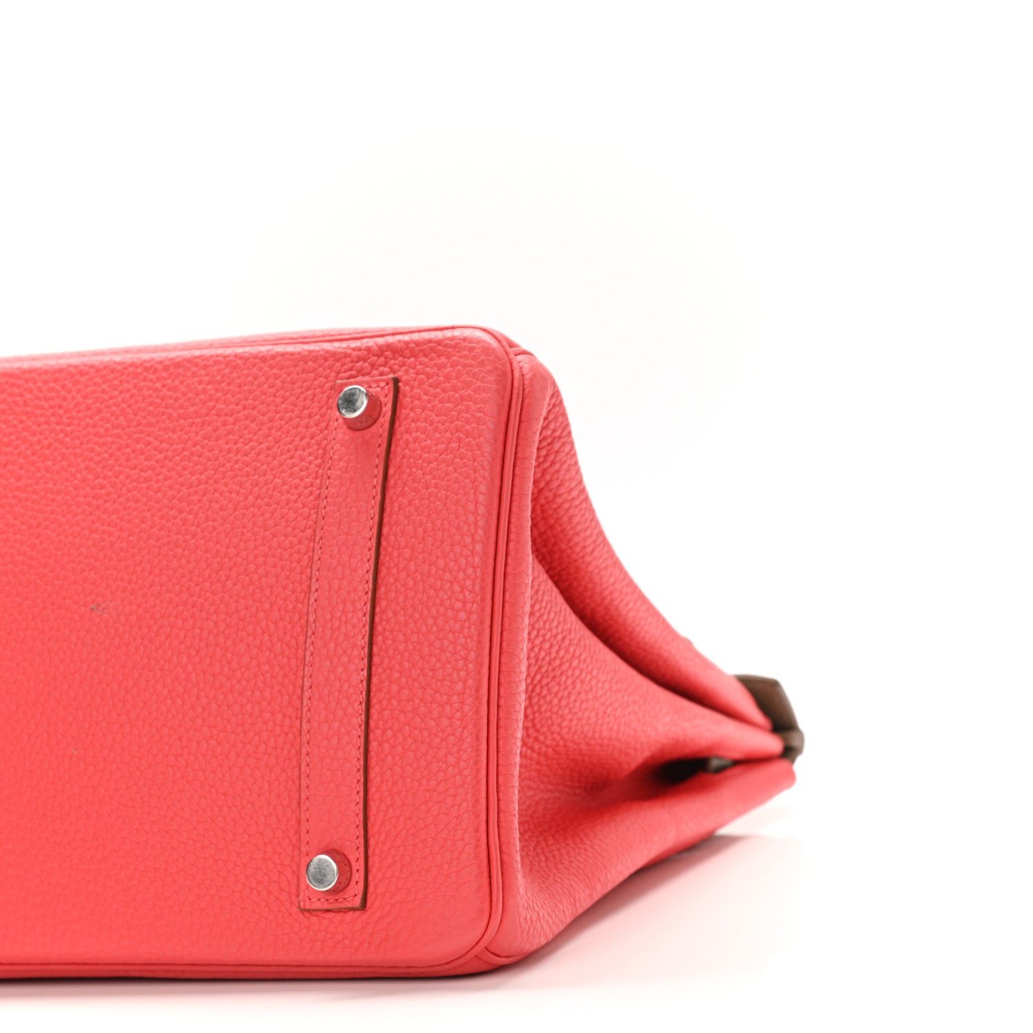 Hermes Taurillon Clemence Swift Tri-Color Birkin 35 Rose Jaipur Argile Etoupe 11 of 11