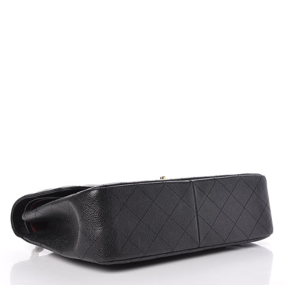 Chanel Caviar Quilted Jumbo Double Flap Black 5 of 14