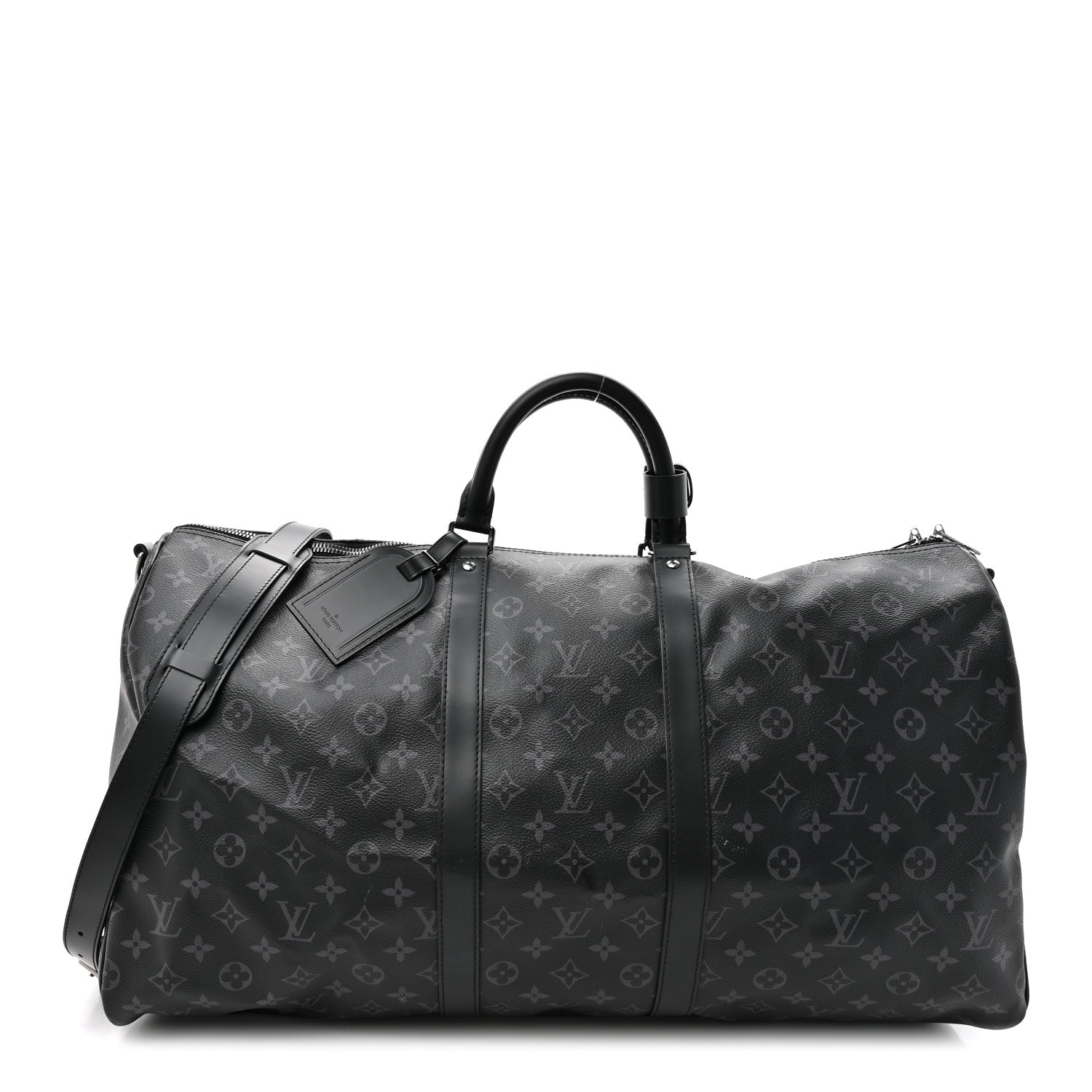 Louis Vuitton Monogram Eclipse Keepall Bandouliere 55 1 of 15
