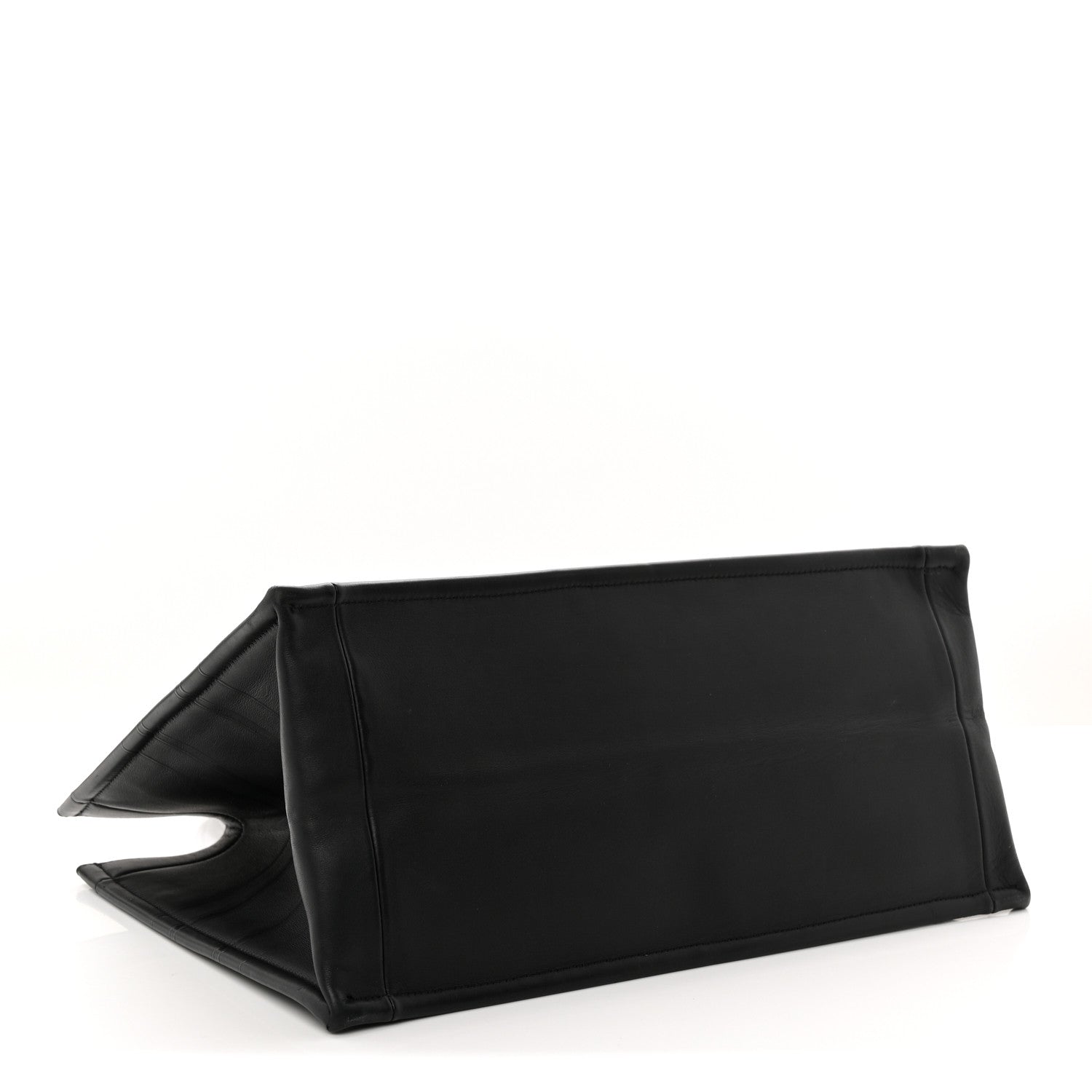 Christian Dior Calfskin Embossed Medium Book Tote Black 4 of 14
