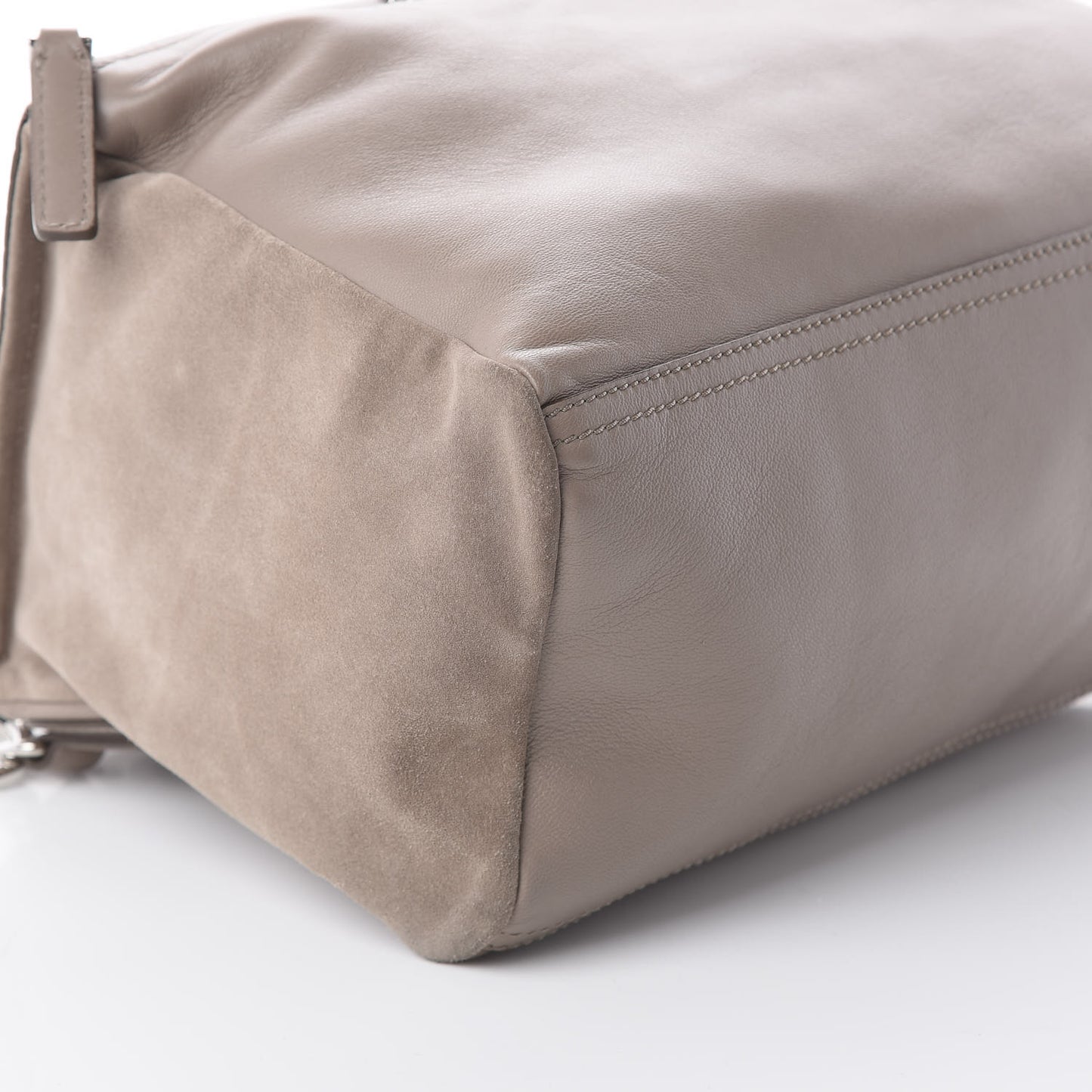 Calfskin Crocodile Embossed Medium Pandora Taupe