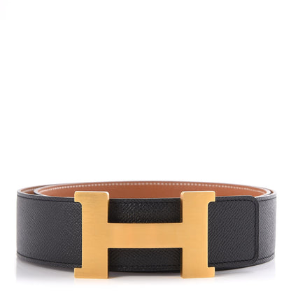 Hermes Epsom 42mm Constance 2 H Belt 100 Gold Black 1 of 7