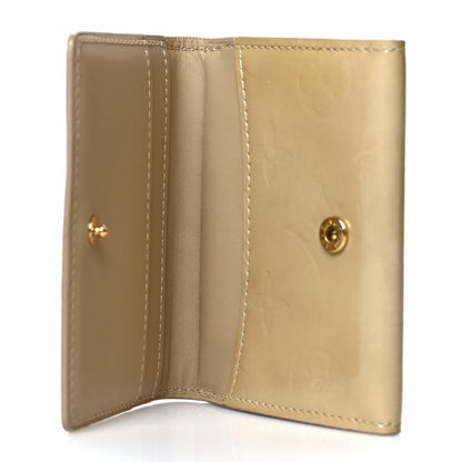 Louis Vuitton Vernis Elise Wallet Beige 5 of 8