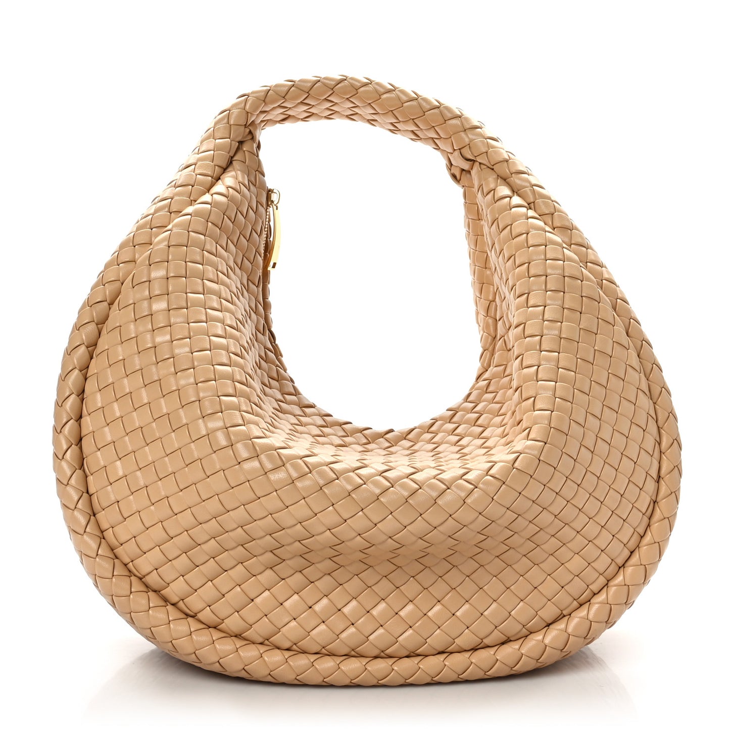 Lambskin Intrecciato Padded Jodie Almond