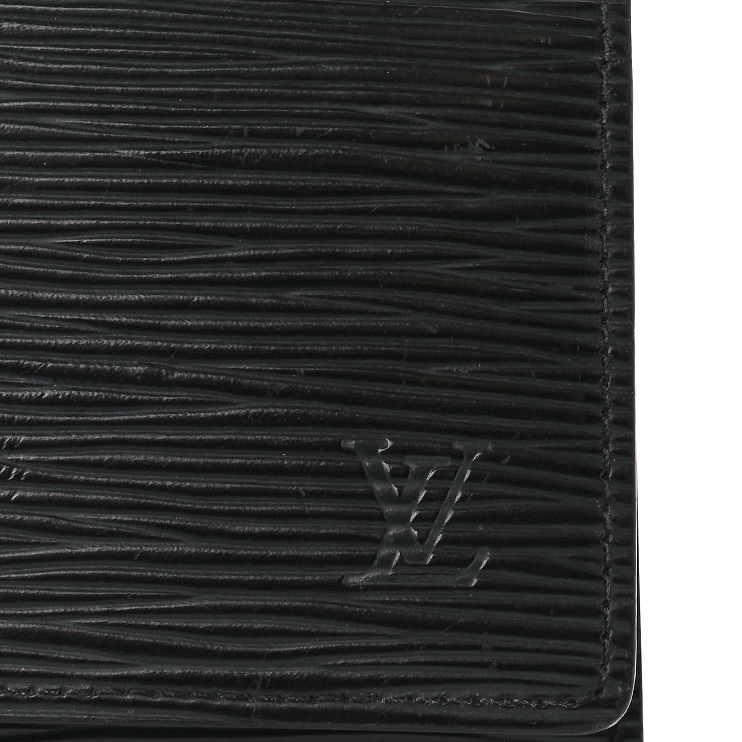 Louis Vuitton Epi Enveloppe Carte De Visite Black 8 of 11