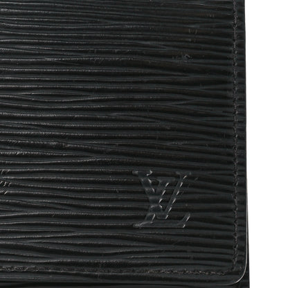 Louis Vuitton Epi Enveloppe Carte De Visite Black 8 of 11