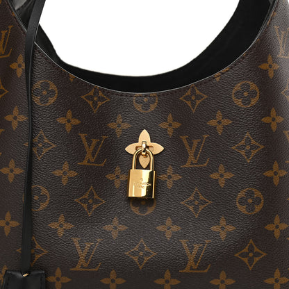 Louis Vuitton Monogram Flower Hobo Black 7 of 10
