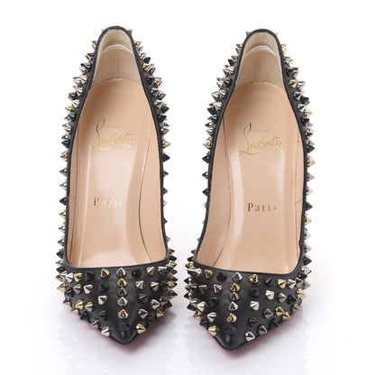 Christian Louboutin Nappa Pigalle Spikes 120 Pumps 35 Black 2 of 8