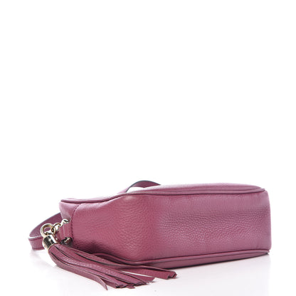 Gucci Pebbled Calfskin Small Soho Disco Bag Peonia Flower 4 of 11