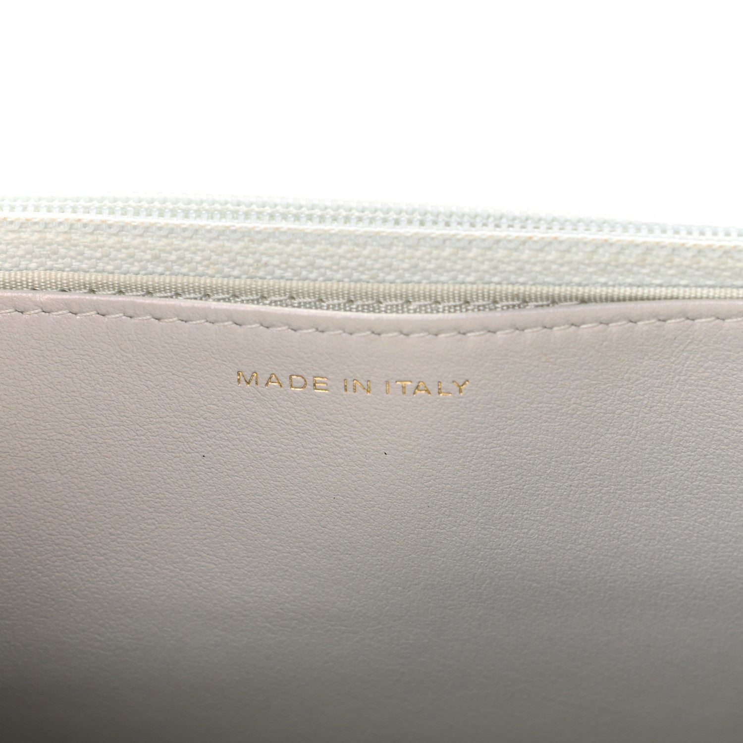 Chanel Iridescent Calfskin Quilted Chanel 19 Wallet On Chain WOC White 7 of 12